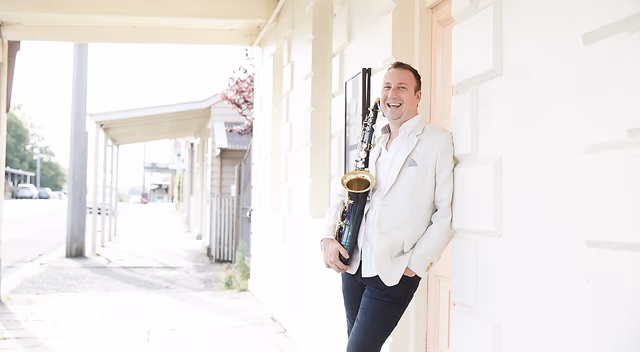 Saxophonist Shaun Evans